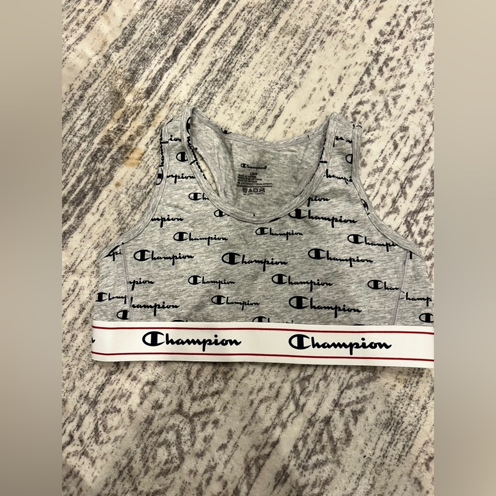 Champion Heather Gray Sports Top